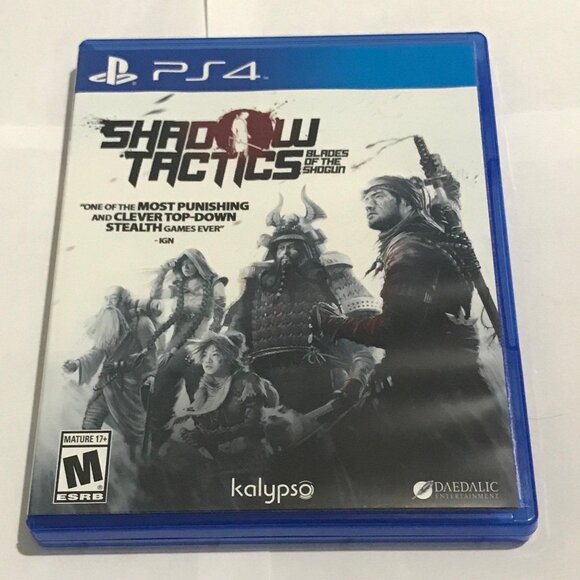 PS4 Shadow Tactics Blades of The Shogun For Playstation 4 - Picture 1 of 4